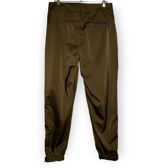 ATHLETA Radiant Jogger SIZE 6 Green Tapered Pants Snap Tab Ankle Cuffs - Picture 3 of 12